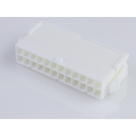 Molex Pin & Sleeve Plug, 13 A, 600V AC, 24 Pole, Natural, Spring Clamp Terminals Wire Connection Type 39-01-2246